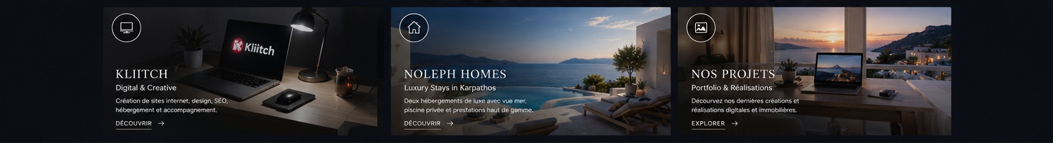 Kliitch, Noleph Homes et nos projets